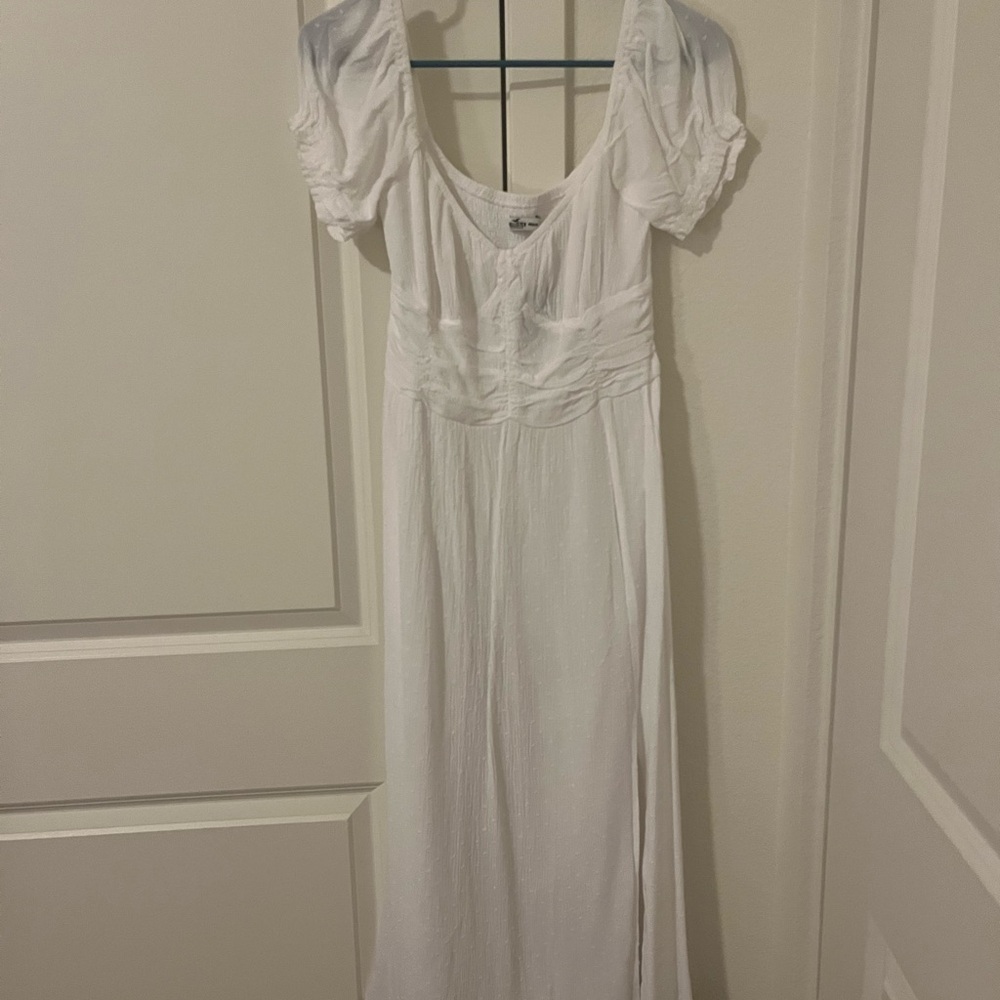 Hollister Maxi White Dress
